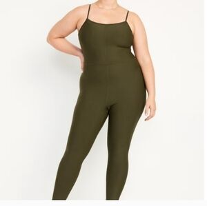 Old Navy Dark Olive Jumpsuit